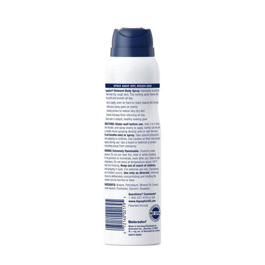 Aquaphor Healing Ointment Body Spray – Convenient Dry Skin Relief