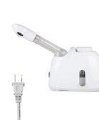 Facial Hot Spray Steamer with Extendable Arm Steaming Warm Mist Humidifier for Face Spa Sinuses Moisturizing, Home Use or Salon