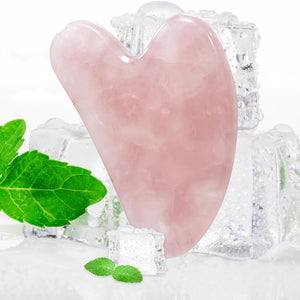 Gua Sha Facial Tools for Skin Care Massage Tools for Self Care Jade Body Guasha Stone Spa Kit Face Sculpting Tool for Beauty Puffiness Reduction Muscle Tension Relief Jawline Sculptor Green