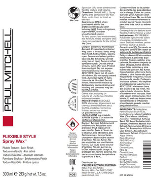 Paul Mitchell Spray Wax – Flexible Hold, Texturizing Finishing Spray for All Hair Types
