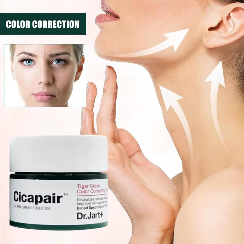 Cicapair Tiger Grass Color Correcting Cream 50Ml Color Correcting Treatment Repairing Sunscreen SPF22+ Face Skin Care