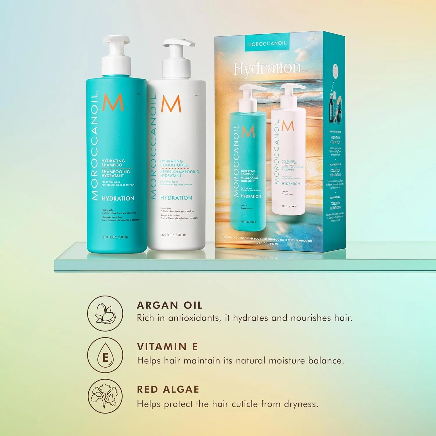 Moroccanoil Hydrating Shampoo & Conditioner Half-Liter Set