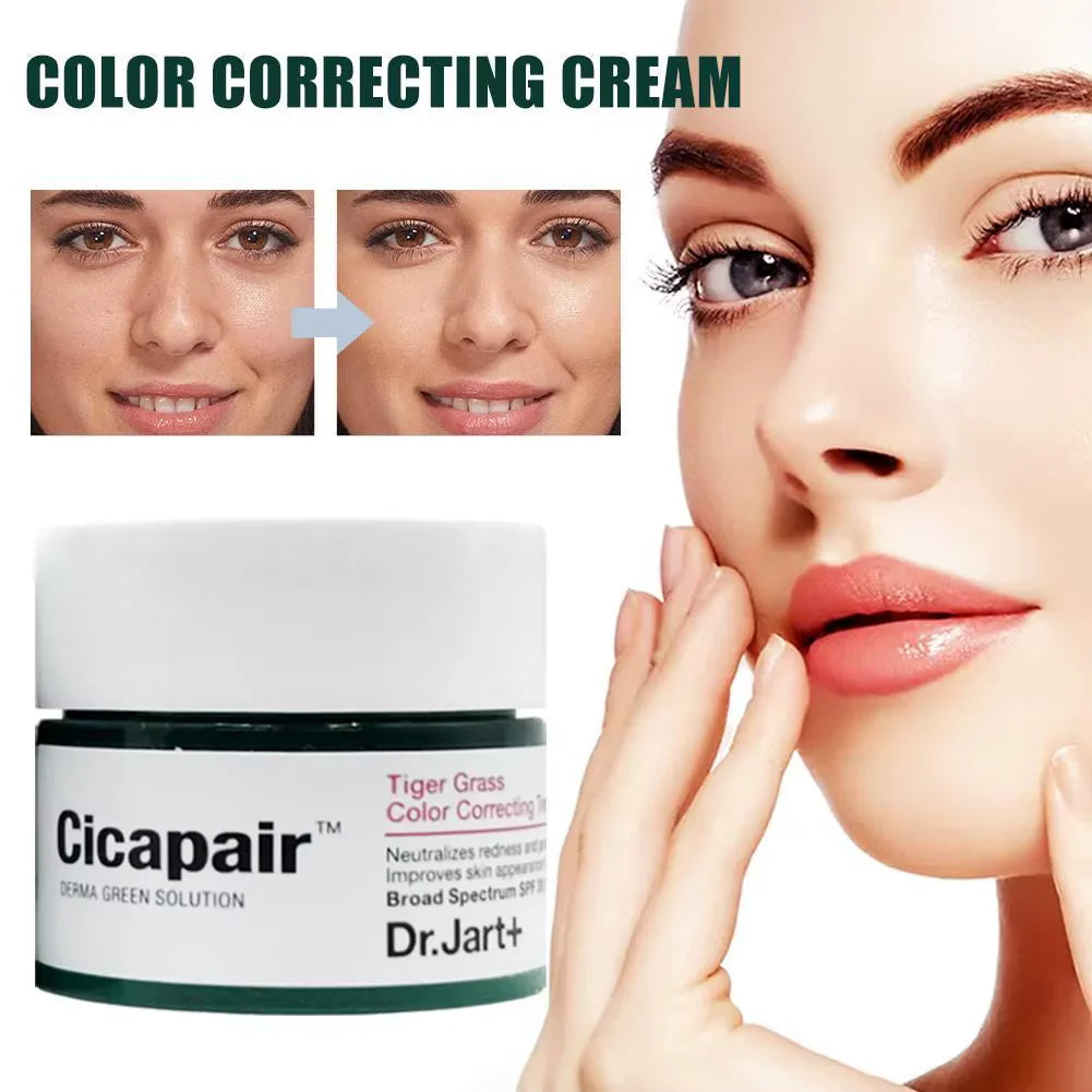 Cicapair Tiger Grass Color Correcting Cream 50Ml Color Correcting Treatment Repairing Sunscreen SPF22+ Face Skin Care