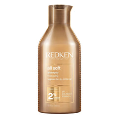 Redken All Soft Shampoo 300ml Argan Oil Moisturizer for Dry Hair