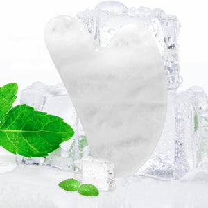 Gua Sha Facial Tools for Skin Care Massage Tools for Self Care Jade Body Guasha Stone Spa Kit Face Sculpting Tool for Beauty Puffiness Reduction Muscle Tension Relief Jawline Sculptor Green