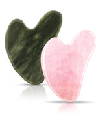 Gua Sha Facial Tool – Natural Rose Quartz Guasha Stone for Face, Eyes & Jawline
