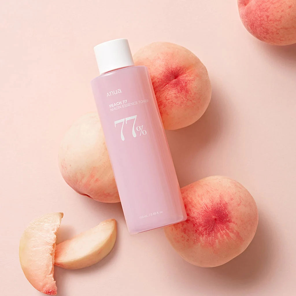 Anua Peach 77 Niacin Essence Toner 250ml / Brightening Toner for Face, Niacinamide, Panthenol, Ceramide Korean Skin Care