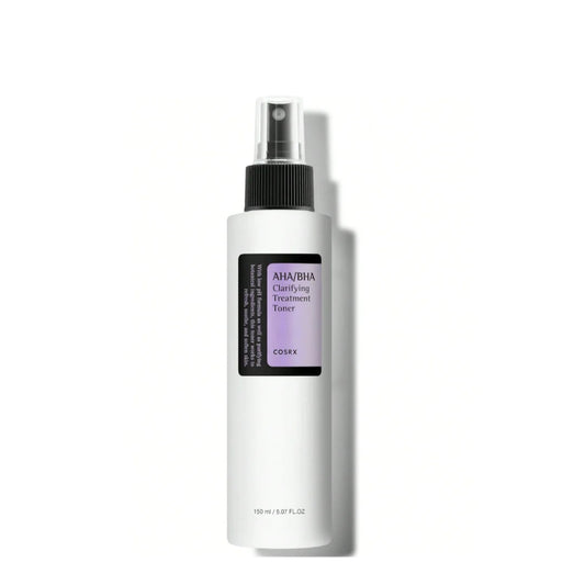 COSRX AHA/BHA Treatment Toner 5.07 Fl.Oz/ 150Ml, Facial Exfoliating Spray for Whiteheads, Pores, & Uneven Skin, Korean Toner, Not Tested on Animals, No Parabens, No Sulfates, Korean Skin Care