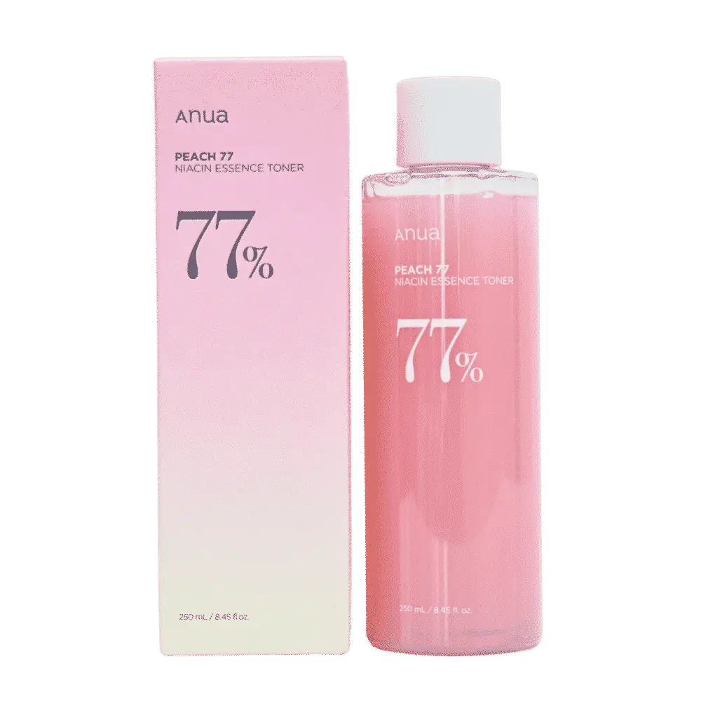 Anua Peach 77 Niacin Essence Toner 250ml / Brightening Toner for Face, Niacinamide, Panthenol, Ceramide Korean Skin Care