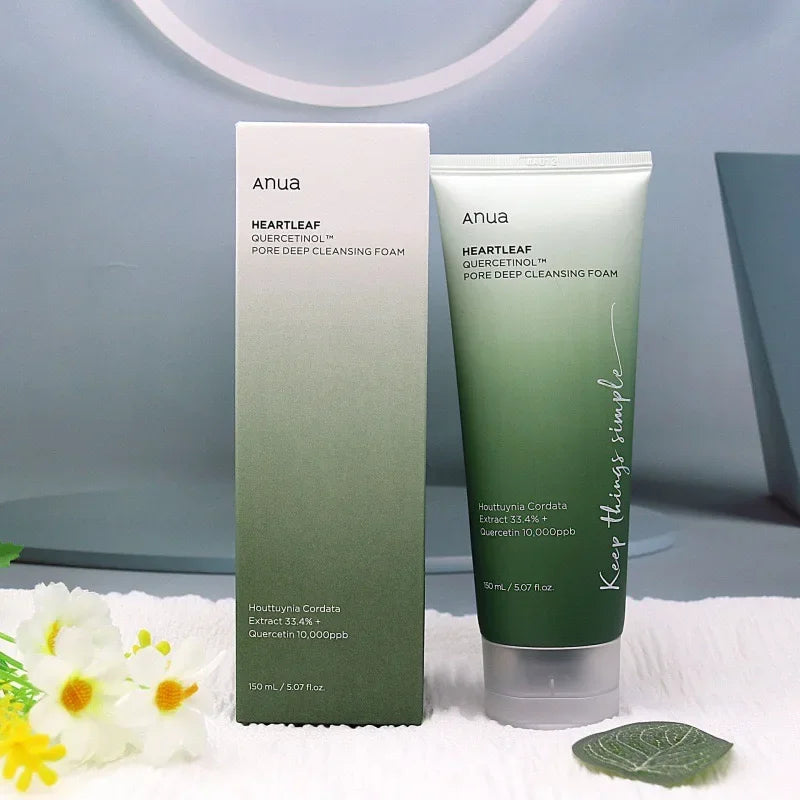 Anua Heartleaf Quercetinum Cleanser 150ml Gentle Pore Cleanser for Sensitive Skin
