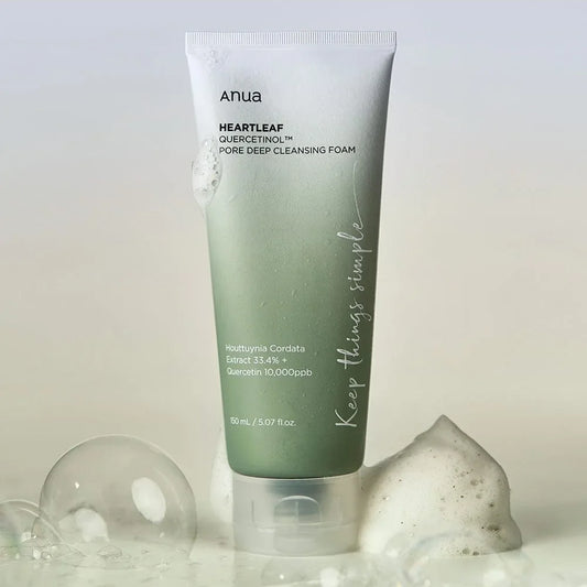 Anua Heartleaf Quercetinum Cleanser 150ml Gentle Pore Cleanser for Sensitive Skin