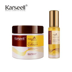 Karseell Collagen Hair Treatment Mask 500ml + Argan Oil Hair Serum 50ml