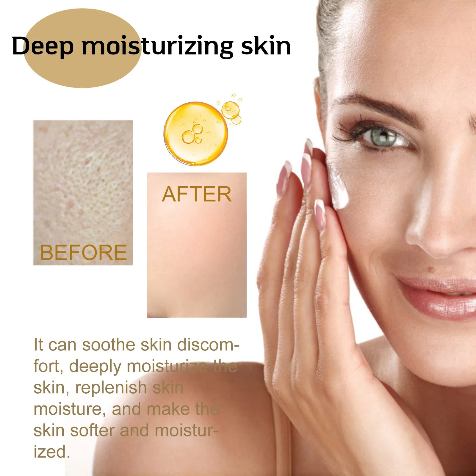 EELHOE Centella Face Serum – Hydrating & Brightening Essence with Hyaluronic Acid