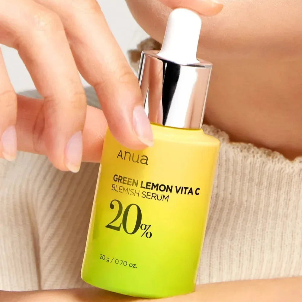 Anua Green Lemon Vitamin C Serum 20ml Brightening Hydrating Face Serum