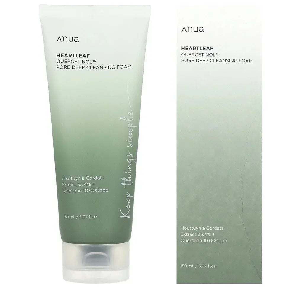 Anua Heartleaf Quercetinum Cleanser 150ml Gentle Pore Cleanser for Sensitive Skin