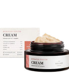 Miracle Youth Cream jar with open lid showing cream and packaging on a white background