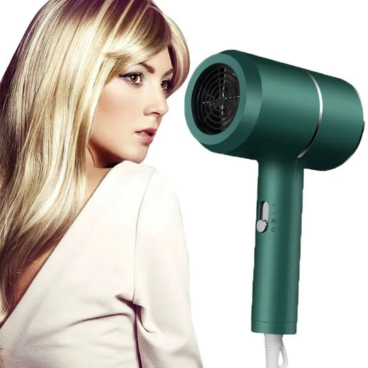 Professional Quick Dry Mini Blow Dryer - High Power Negative Ion Hair Dryer