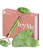 Gua Sha Set and Jade Roller, Jade Gua Sha & Face Rollers for Women, Self Care Gifts for Women, Body Muscle Relaxing, Improve Eye Puffiness, Skin Care Gift