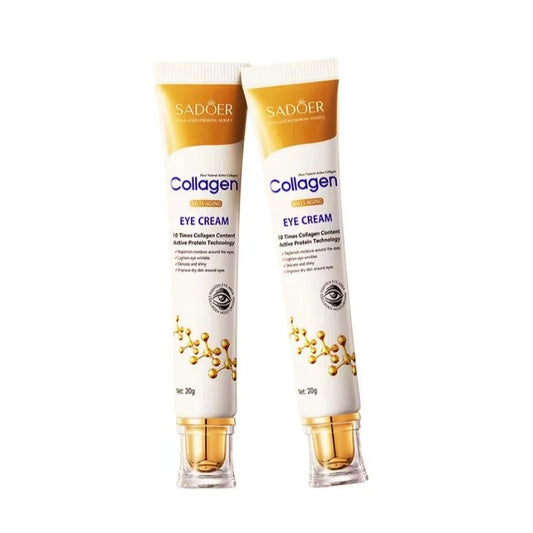 SADOER Collagen Eye Cream Anti Dark Circles Eye Bags Firming Moisturizer