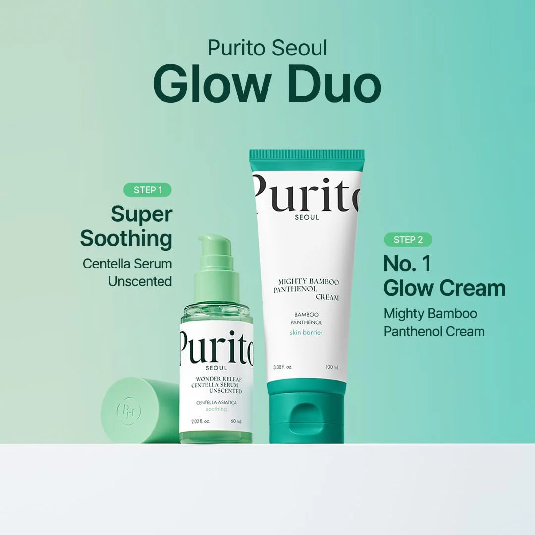 PURITO Centella Unscented Serum 60 ml, Soothing Korean Ampoule for All Skin Types