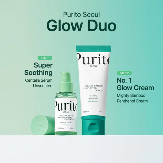 PURITO Centella Unscented Serum 60 ml, Soothing Korean Ampoule for All Skin Types