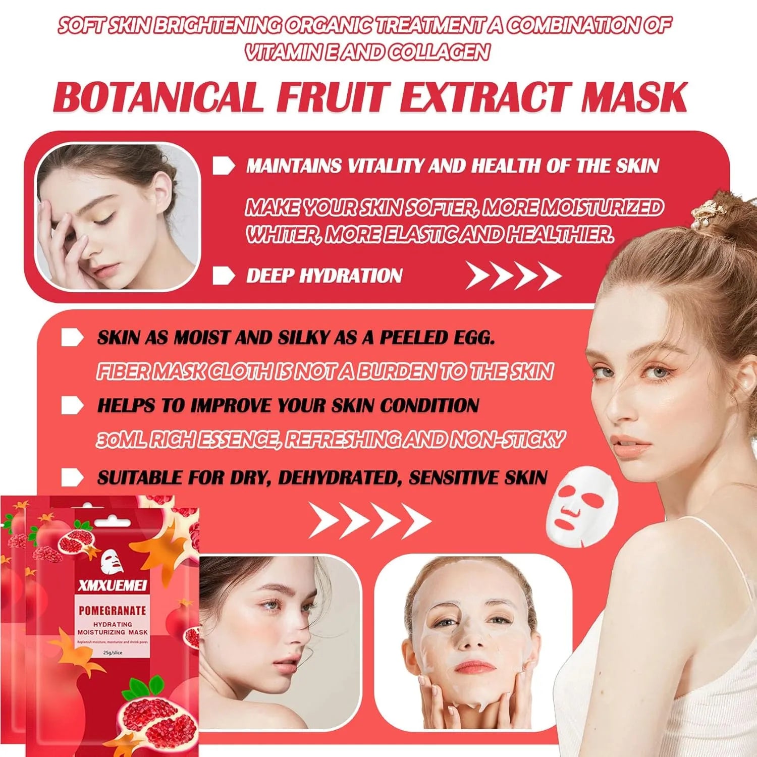 Premium Hydrating Facial Sheet Mask for Daily Use