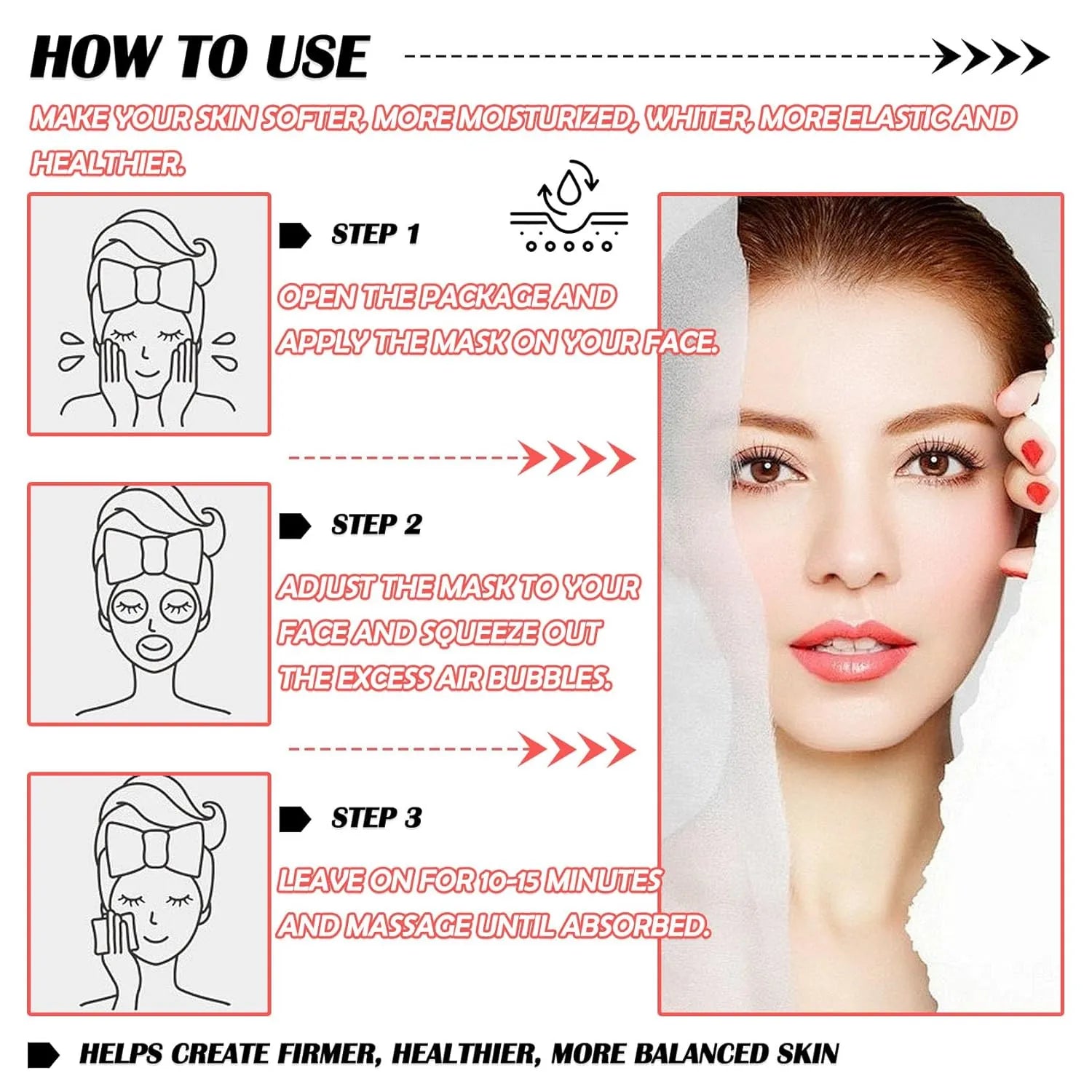 Premium Hydrating Facial Sheet Mask for Daily Use