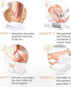 Electric Callus Remover – Rechargeable Foot Care Pedicure Set with 5 Replacement Rollers