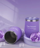 Spa Luxury Lavender Bath Gift Basket with Tumbler, Candle, Bath Bomb & Self-Care Essentials