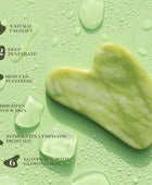 Gua Sha Set and Jade Roller, Jade Gua Sha & Face Rollers for Women, Self Care Gifts for Women, Body Muscle Relaxing, Improve Eye Puffiness, Skin Care Gift